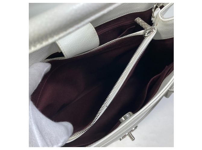 Executive Chanel A69931 CC Coco Mark Neo Borsa Esecutiva Grande 2 Vie Bianco - vista 10