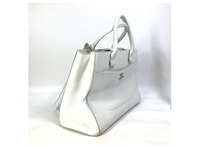 Executive Chanel A69931 CC Coco Mark Neo Borsa Esecutiva Grande 2 Vie Bianco - vista 3