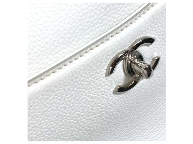 Executive Chanel A69931 CC Coco Mark Neo Borsa Esecutiva Grande 2 Vie Bianco - vista 7