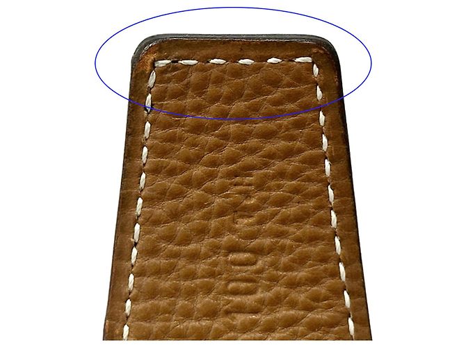 Cintura Reversibile Hermès Constance Marrone Nero - vista 12