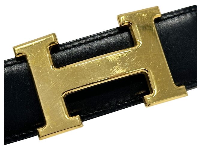 Cintura Reversibile Hermès Constance Marrone Nero - vista 6