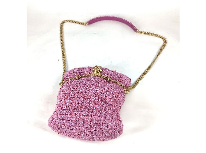 Pochette a forma di secchio con catena CC Coco Mark di Chanel 2022SS Rosa - vista 10