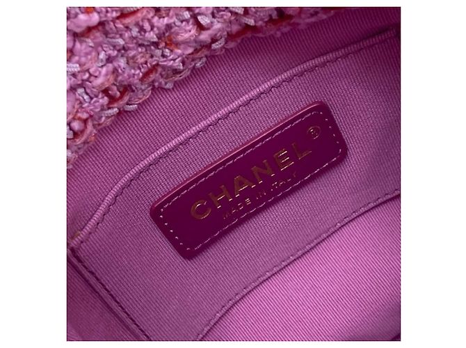 Pochette a forma di secchio con catena CC Coco Mark di Chanel 2022SS Rosa - vista 12