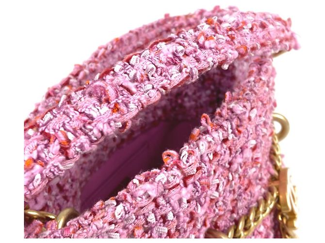 Pochette a forma di secchio con catena CC Coco Mark di Chanel 2022SS Rosa - vista 8