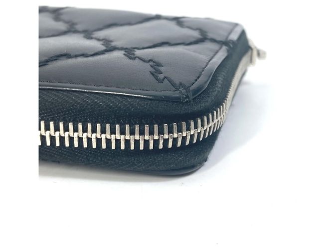 Cartera larga acolchada Chanel Coco Mark CC Negro - vista 3