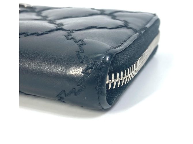 Cartera larga acolchada Chanel Coco Mark CC Negro - vista 6