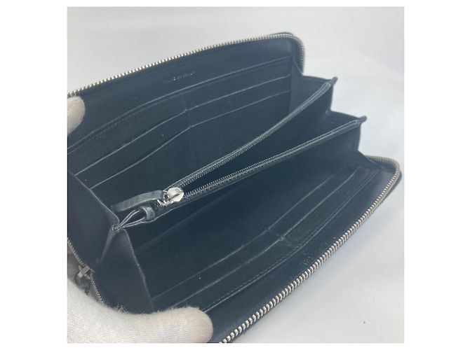 Cartera larga acolchada Chanel Coco Mark CC Negro - vista 8