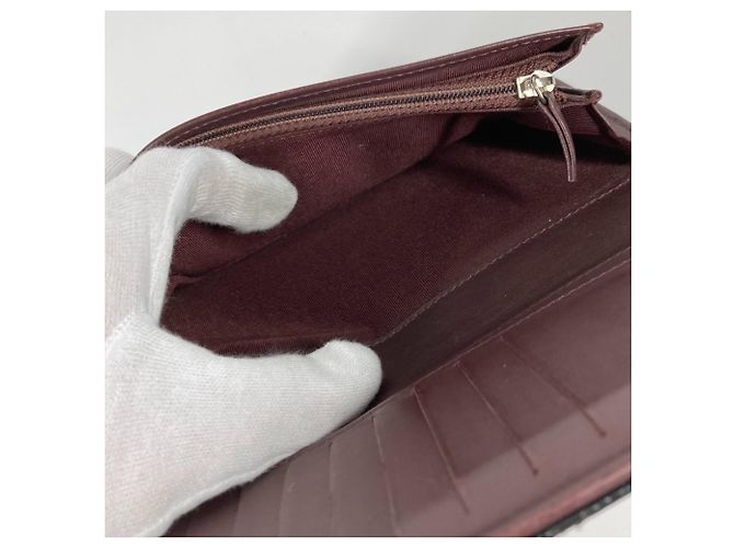 Chanel CC Coco Mark gesteppte Bifold-Langbörse Schwarz - Ansicht 10
