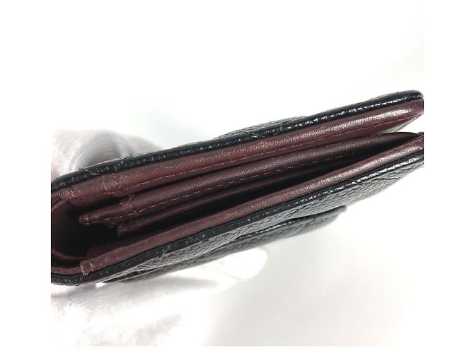 Chanel CC Coco Mark gesteppte Bifold-Langbörse Schwarz - Ansicht 11