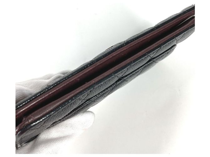 Chanel CC Coco Mark gesteppte Bifold-Langbörse Schwarz - Ansicht 12