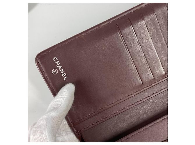 Chanel CC Coco Mark gesteppte Bifold-Langbörse Schwarz - Ansicht 15