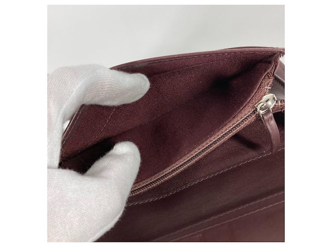 Chanel CC Coco Mark gesteppte Bifold-Langbörse Schwarz - Ansicht 8