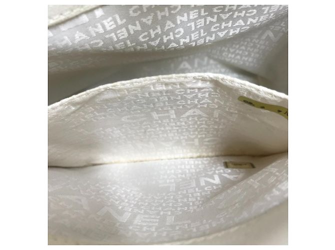 Chanel Handtasche Windows Linie Braun Weiß - Ansicht 14