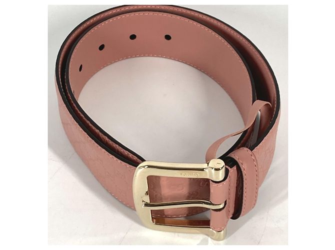 Gucci Micro Guccissima GG Ledergürtel Pink - Ansicht 2
