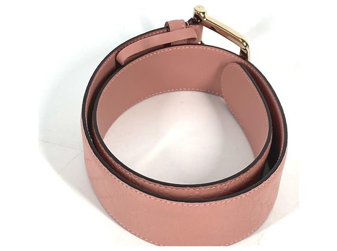 Gucci Micro Guccissima GG Ledergürtel Pink - Ansicht 4