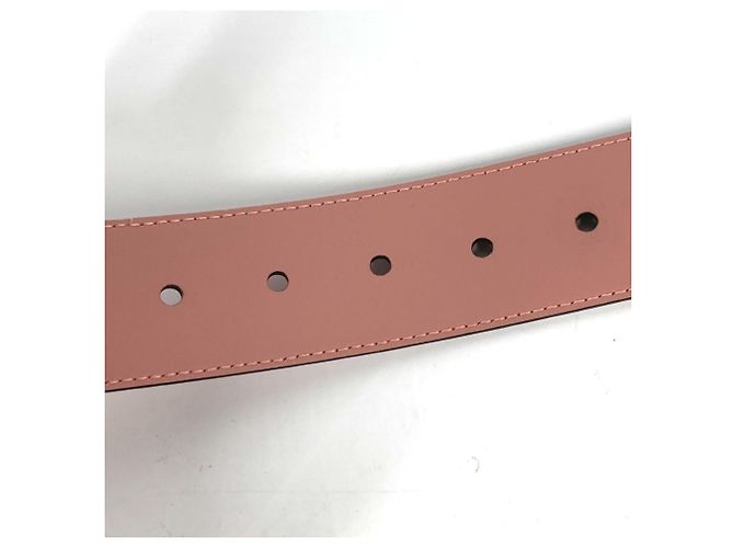 Gucci Micro Guccissima GG Ledergürtel Pink - Ansicht 9