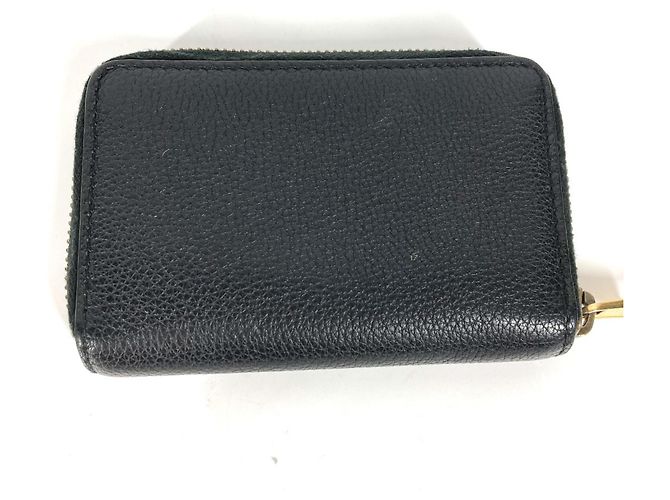 Monedero de cuero negro Gucci - vista 7