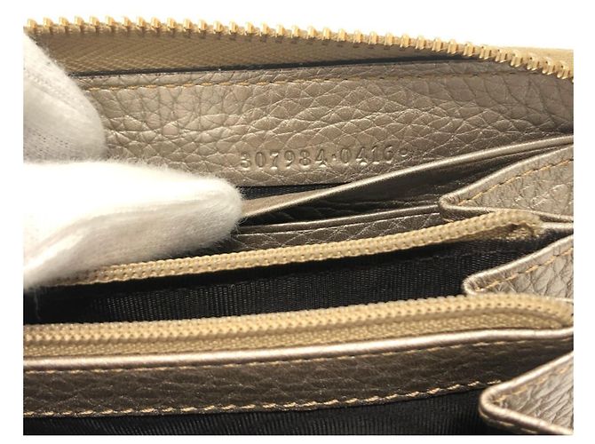 Billetera Continental Gucci Bamboo Dorado - vista 12