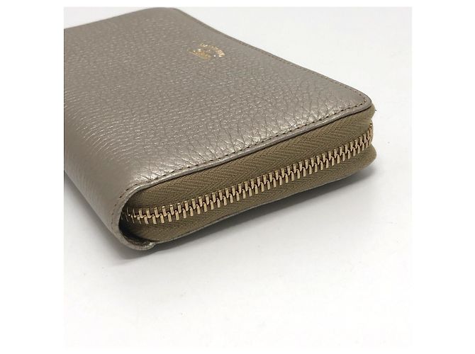 Billetera Continental Gucci Bamboo Dorado - vista 2