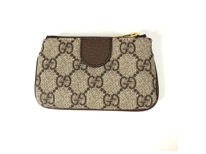 Monedero Gucci GG Supreme Ophidia Beige - vista 2