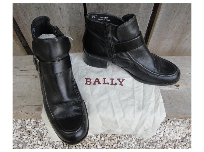 Stivaletti Bally Uronia in pelle nera Nero - vista 9