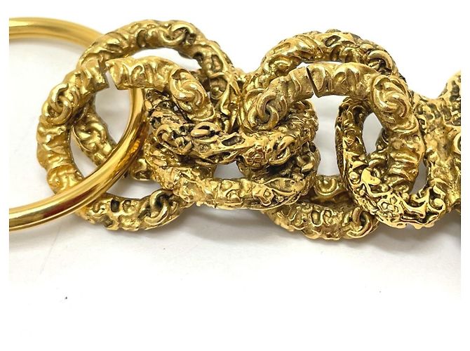 Charm per borsa vintage Chanel Coco Mark Nero D'oro - vista 5