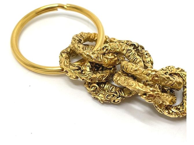 Charm per borsa vintage Chanel Coco Mark Nero D'oro - vista 7