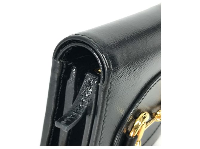 Gucci 621891 Compact Horsebit Medium Wallet Black - view 10