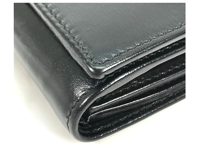 Gucci 621891 Compact Horsebit Medium Wallet Black - view 12