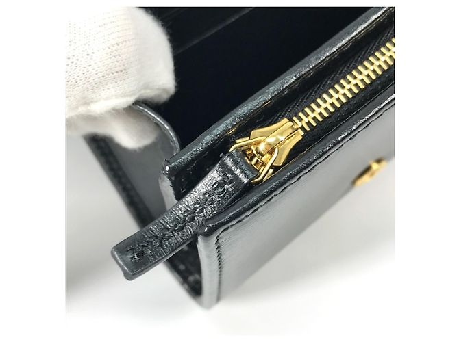 Gucci 621891 Compact Horsebit Medium Wallet Black - view 16