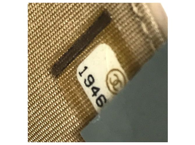 Cartera de Cadena de Cordero Beige Chanel - vista 16
