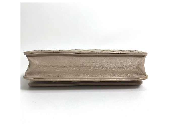 Cartera de Cadena de Cordero Beige Chanel - vista 4