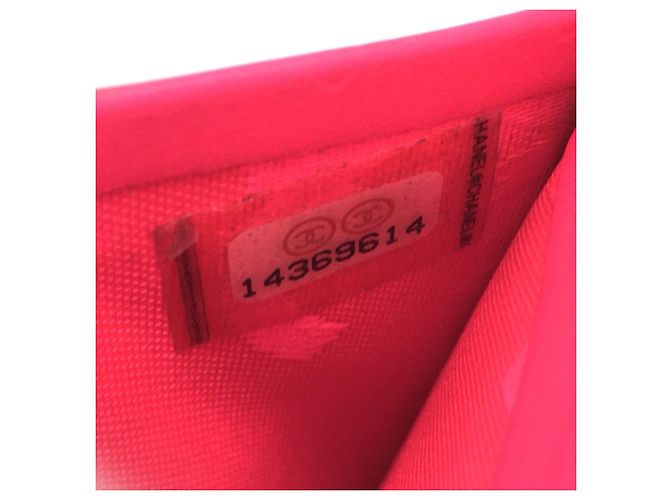 Cartera Larga Línea Cambon de Chanel Negro Rosa - vista 10