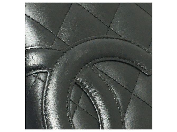 Cartera Larga Línea Cambon de Chanel Negro Rosa - vista 3