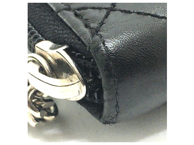 Cartera Larga Línea Cambon de Chanel Negro Rosa - vista 5