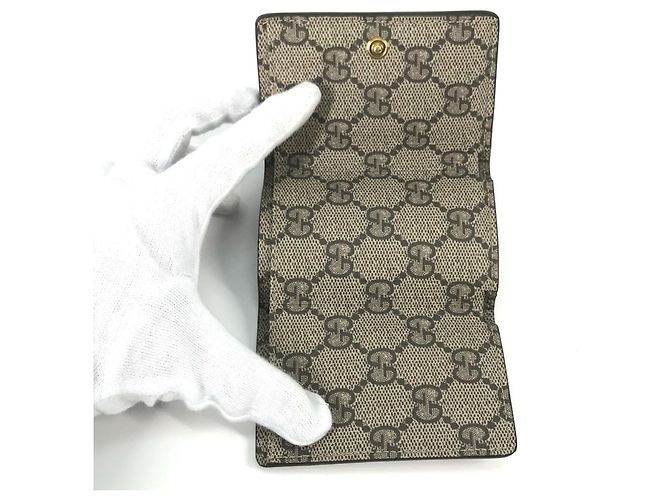 Gucci Dreifach-Wallet aus GG Supreme Canvas - Ansicht 14