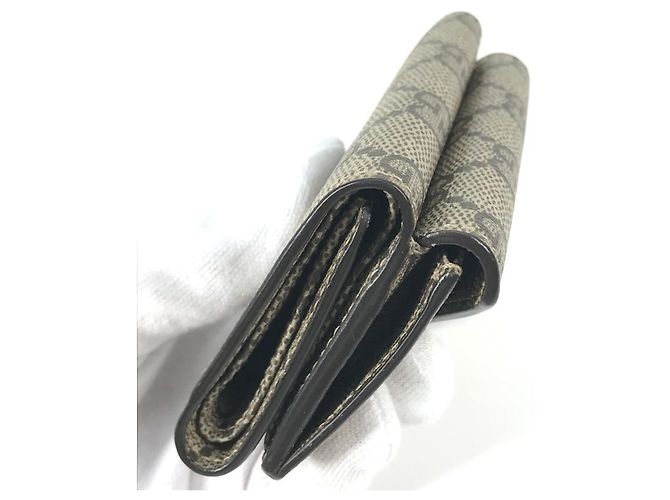 Gucci Dreifach-Wallet aus GG Supreme Canvas - Ansicht 8