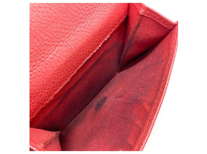 Chanel Lachsrosa Tri-Fold Geldbörse Pink - Ansicht 7