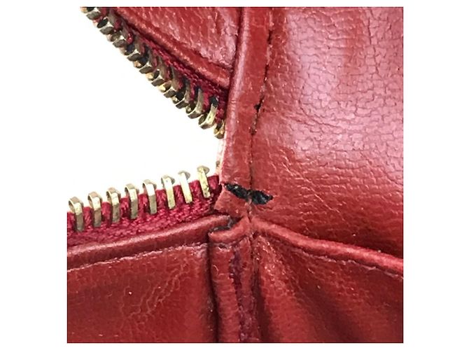 Vanity Horizontale Kosmetiktasche Chanel CC Coco Mark Rot - Ansicht 11