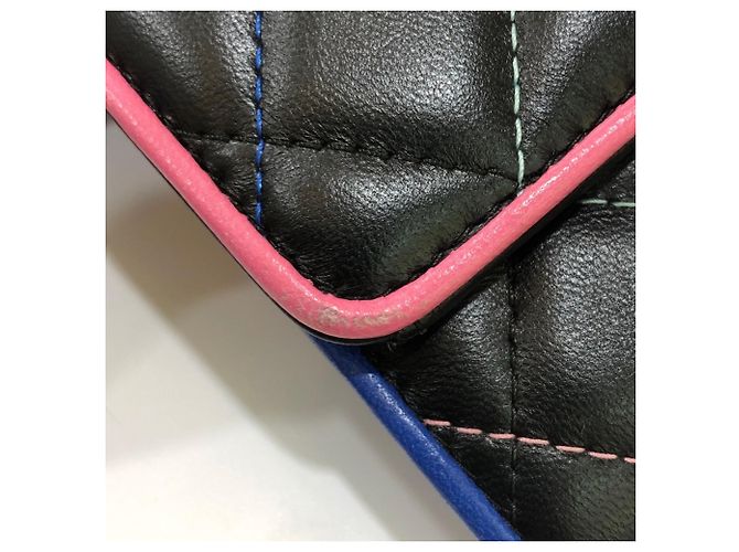 Cartera compacta pequeña Chanel CC Coco Mark Negro - vista 9