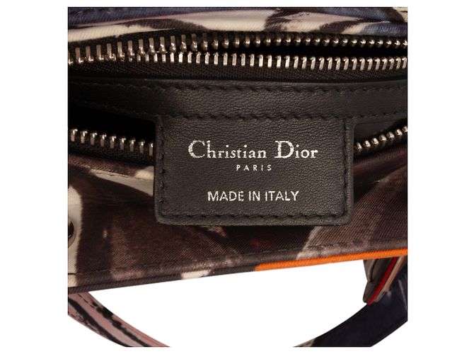 Lady Dior Dior Multi Grande Tela Floreale Graffiti Lady D Lite Multicolore - vista 5
