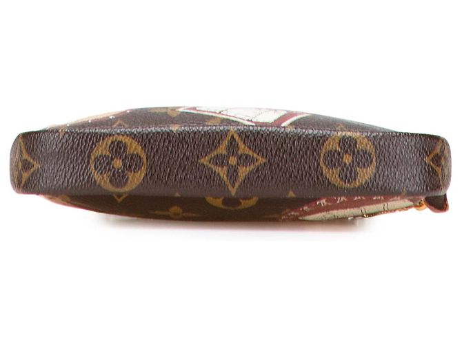 Mini Pochette Accessoires Monogramma Marrone Louis Vuitton - vista 3