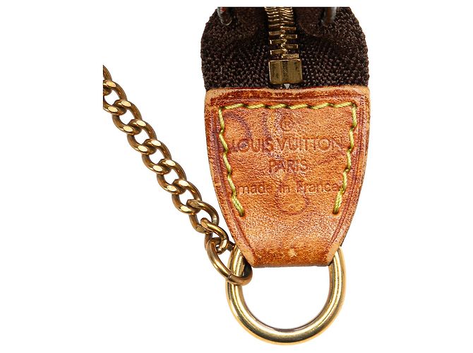 Mini Pochette Accessoires Monogramma Marrone Louis Vuitton - vista 5