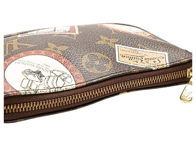 Mini Pochette Accessoires Monogramma Marrone Louis Vuitton - vista 9