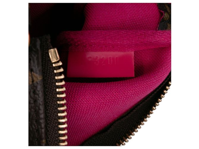 Mini Pochette Accessoires Vivienne Natale in Monogramma Marrone Louis Vuitton - vista 6