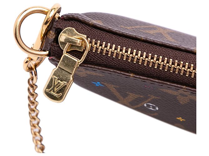 Mini Pochette Accessoires Vivienne Natale in Monogramma Marrone Louis Vuitton - vista 7