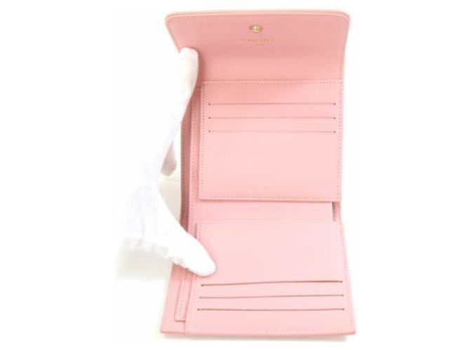 Chanel Coco Mark Tri-fold Wallet Pink - view 4