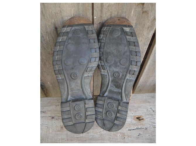 Derbies Santoni Marron Clair Daim - vue 5