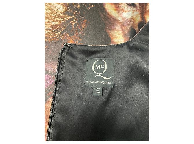 Vestido Alexander McQueen de seda 38IT Multicolor - vista 2