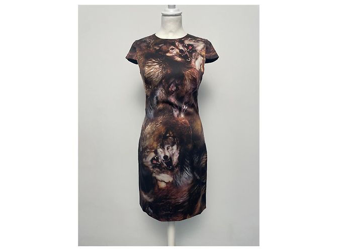 Vestido Alexander McQueen de seda 38IT Multicolor - vista 4